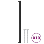 kapi k&auml;epidemed 10 tk, must, 480 mm, roostevaba teras CFE3604416