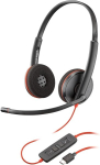 Poly Blackwire C3220 Stereo peakomplekt Usb-c/a, must