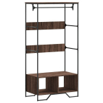 riidekapp, pruun tamm, 90x50x180 cm, tehispuit CFE324977