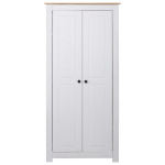 riidekapp valge 80 x 50 x 171,5 cm m&auml;nd, Panama sari CFE830805