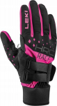 Suusakindad Leki HRC Race Shark, must/roosa