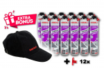 Komplekt Pihustatav soojusisolatsioon INSOLA Thermo Spray 3D, 850 ml (12 tk) + Insola m&uuml;ts kingituseks