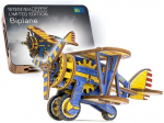 3D puidust pusle, Piiratud V&auml;ljaanne Biplane, 65 t&uuml;kki, woodencity, LE-012