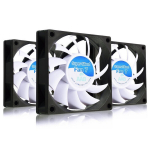 3x AABCOOLING Super Silent Fan 7 - V&auml;ike 70mm Ventilaator, 29m&sup3;/h &Otilde;huvool, Vaikne 17.3dB T&ouml;&ouml; FDB Laagritega, 2000 RPM, Sobib Arvutitele, 3D Printeritele, Kaasaegne Disain, Vibratsioonivastased Padjad, universal