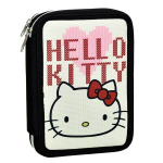 Hello Kitty Heart pliiatsi&uuml;mbris t&auml;idetud 2 kihti