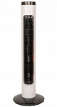 Must-valge 50W kolonniventilaator koos v&otilde;nkumise ja kaugjuhtimispuldiga