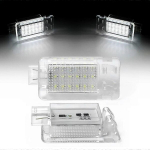 2Pcs 18-SMD LED pagasiruumi lambi pagasiruumi valgustid Volvo S60 XC90 V70 V50 S40 S80 C30 XC70 C40 S80 C30 XC70 C70 jaoks.