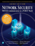 Network Security: Private Communication in a Public World, Network Security: Private Communication in a Public World