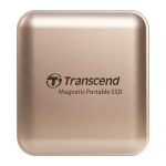 Transcend k&otilde;vaketas Portable SSD 2TB Magnetic R/W 2000/2000 roosa kuldne