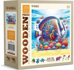 Puidust puslel, Eksootiline kala, woodencity, HE 0316-L