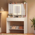 Kosmeetikalaud, Fluxar home, DR-1069, valge