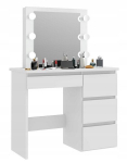 Kosmeetikalaud, Fluxar home, DR-1122, valge