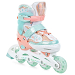 Rulluisud Raven Isla Led, reguleeritavad, oranž/m&uuml;nt