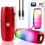 LIVMAN TG-157 juhtmevabaks kasutamiseks RGB LED-valgustusega, FM-raadio funktsiooniga, mitmete taasesitusv&otilde;imaluste ja k&auml;ed-vabad k&otilde;nede vastuv&otilde;tmise &uuml;hendusega, 5W*2, 1200mAh