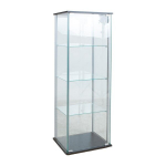 Vitriin Home4You Aiko, 60x36x163 cm, valge