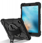 Tugevdatud turvalisus (360&deg;) &uuml;mbris - must (iPad Air / iPad Air 2 / iPad 9.7" 2017 / iPad 9.7" 2018)