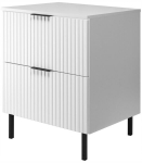 Vannitoakapp seisva lauaga, valge FLOW 60 cm