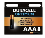 Duracell Optimum AAA patareid, 8 tk