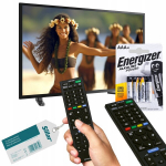 Universaalne asenduspult RM-ED054 Sony Bravia TV-le + 4x patareid