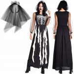 Bonehead kost&uuml;&uuml;m Rotting Bride Ghost Ghost Halloween kost&uuml;&uuml;mide komplekt