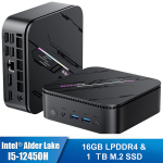 Mini PC Blackview MP100 Pro Intel&reg;Alder Lake I5-12450H 4.4GHz Max 16 Go 1 To/SSD 4To, Windows 11 Pro, Wifi 6, 4K UHD 144 Hz - Hall