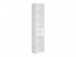Riidekapp BRW Nepo Plus, valge