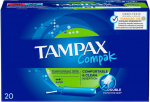 Tampoon - Tampax - Compak - Super - 20 unitit - Keskmine vool