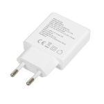 Laadija - Ibox - ILUC43W - GaN PD30W - 1 USB Type-A - 1 USB Type-C - Valge