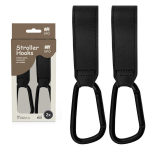 Konksud lastevankrile Sipo SCA-12, mustad, 2 tk.