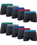 Meeste bokserid 10 tk komplekt (9927)&ndash; &otilde;mblusteta, mikrokiud, erinevad v&auml;rvid, GIANVAGLIA