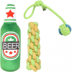 N&auml;rimism&auml;nguasjad pehmed koertele Squeak, 3 tk.