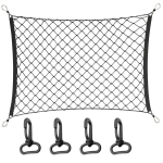 Elastne auto pagasiruumi v&otilde;rk 70&times;70 cm koos karabiinidega