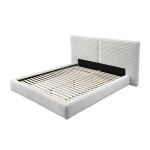 Voodi Halmar Madera, 160x200 cm, liivakarva