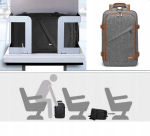 Kono Travel K&auml;sipagas 40x20x25cm, 20l, Must