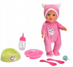 Beebinukk tarvikutega Simba baby, 30 cm