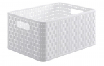 Hoiukast, 18 l, valge, 36,8x27,8x19,1 cm
