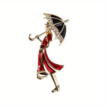 Unikaalse disainiga pross , Girl with umbrella