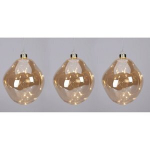 Kuuseehted, klaas, 10 cm, 3 tk.