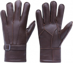 Meeste talvised nahkkindad Harsidanzar, pruunid