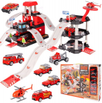 M&auml;ngurada - parkimiskomplekt + 6 metallautot ja helikopter