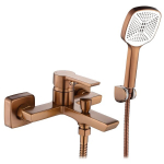 Vannisegisti Brush Copper Vannas jaucējkrāns Argus Vonios mai&scaron;ytuvas Rea Argus Brush Copper