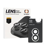 Karastatud klaasist Tel Protect 3D Lens Aramid Series kaamera kaitse iPhone 17-le (2 objektiivi komplektis)