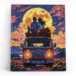 Teemanttikand 40x50 cm, T&auml;iskuu all, varvikas, LG366e