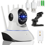 Nutika kodu turvakaamera LIVMAN IK-I108 355&deg; panoraamvaate ja infrapunase &ouml;&ouml;n&auml;gemisega