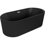 Vann Mexen Paola, 170 x 80 cm, Black matt + Brushed nickel &uuml;levool