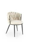 2 tooli toolikomplekt Halmar K516, hele liiv/must