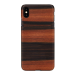 Man & Wood naturaalsest puidust &uuml;mbris iPhone XS Maxile &ndash; eebenipuu must