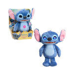 Interaktiivne pl&uuml;&uuml;&scaron;ist Disney Stitch &bdquo;Palju meeleolusid&ldquo; 35 cm, LCD-silmadega, AA-patareitoitel