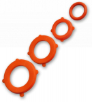 Tihendid Bradas BLACK LINE ORANGE 4 x 6 tk.