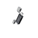 Telefoni m&auml;lukaart Devia card reader 2in1 EL239 USB/USB-C 2.0 black -